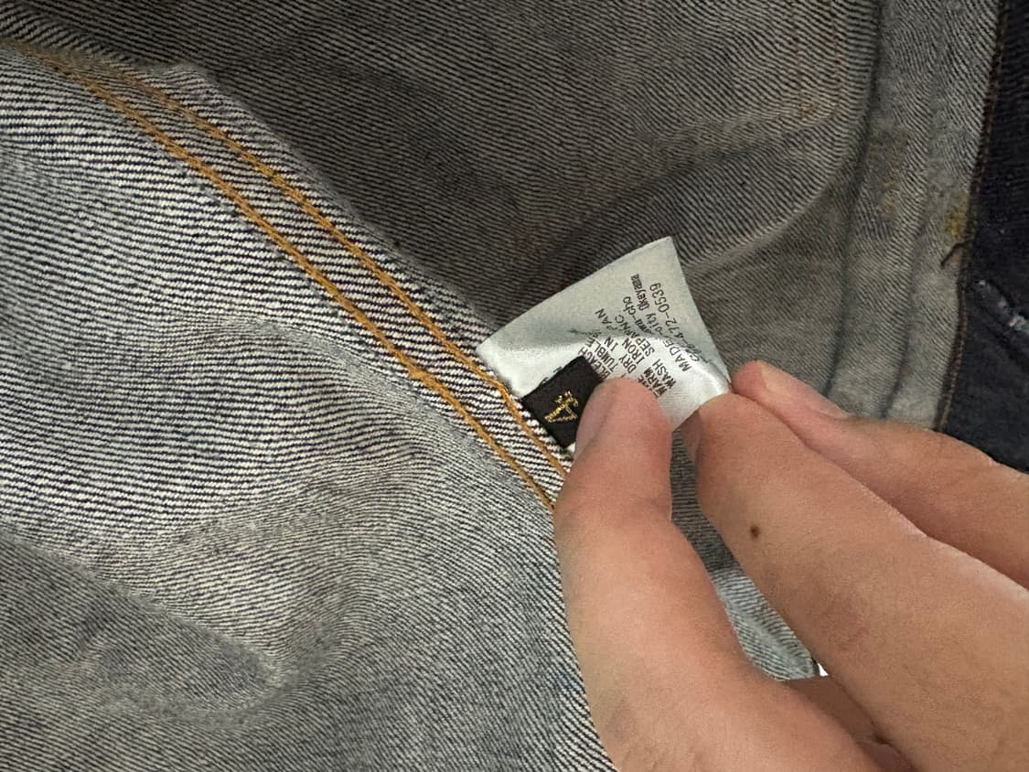 캐피탈 14oz 데님 원 워시 자켓 상품이미지5