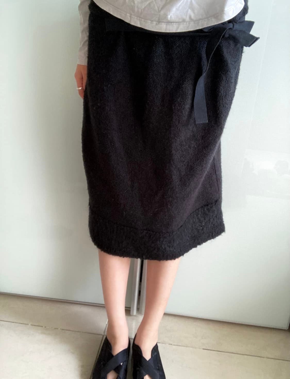 꼼데가르송 트리콧 스커트 상품이미지5