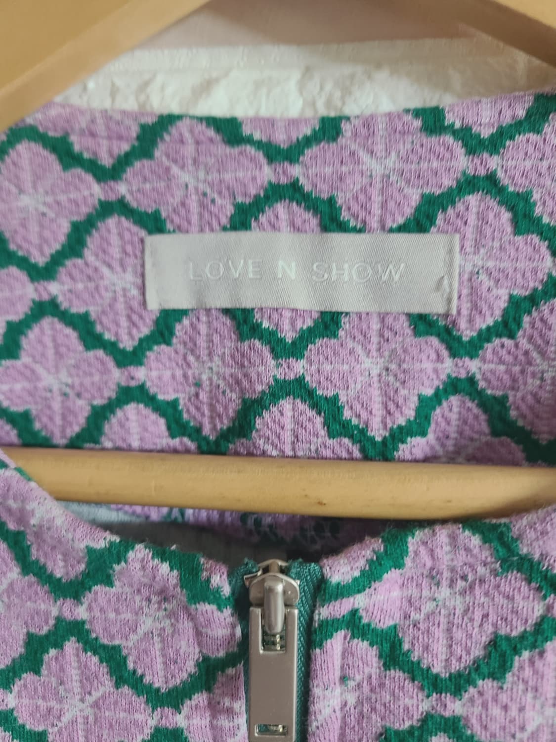 LOVE N SHOW 패턴 가디건 상품이미지3