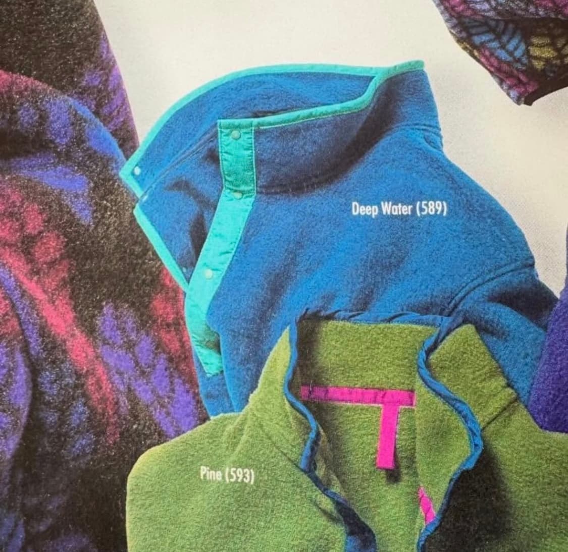 90s made in USA 파타고니아 신칠라 틸블루 민트 상품이미지6