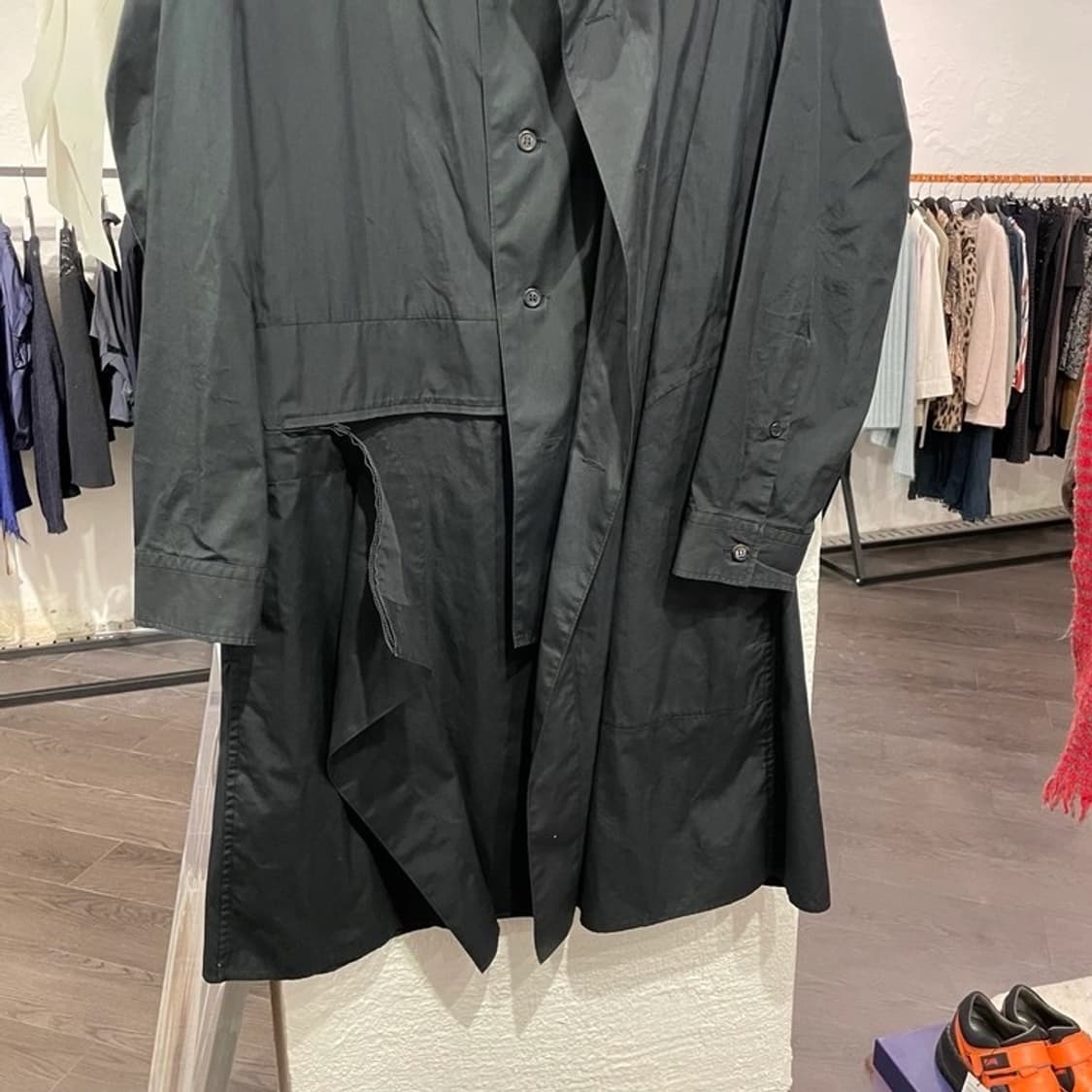 요지야마모토 뿌르옴므 레이어드 롱셔츠 상품이미지3