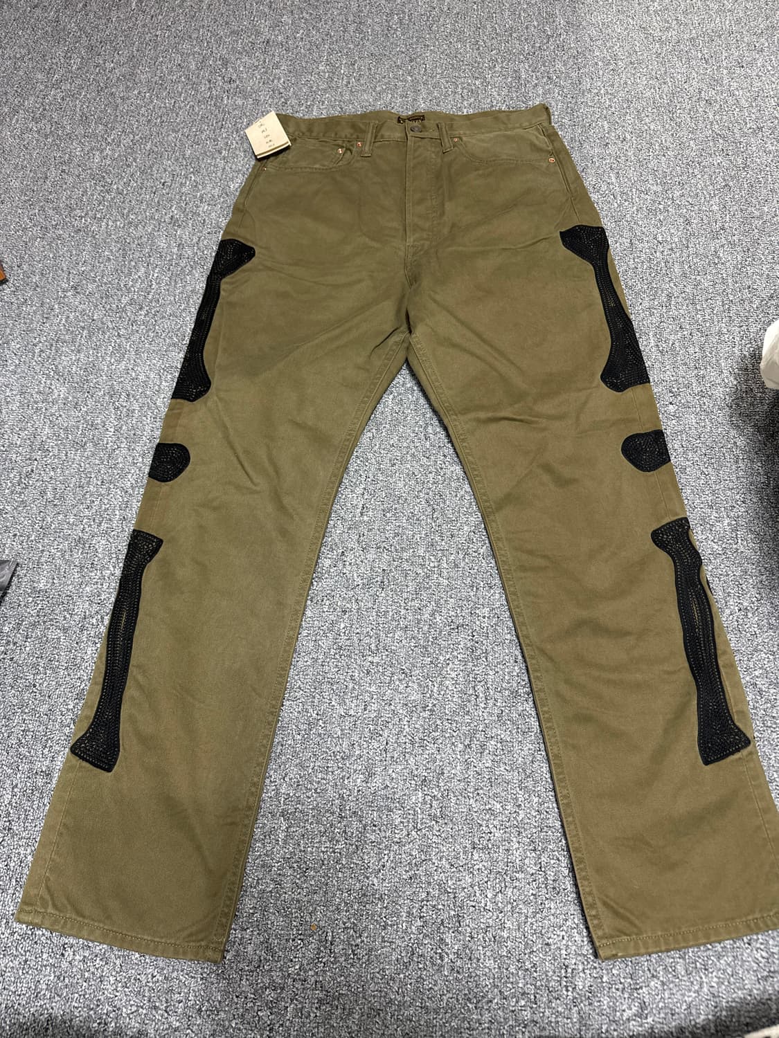 캐피탈 사틴 본 팬츠 멕시칸 턱시도 카키 32사이즈 상품이미지2