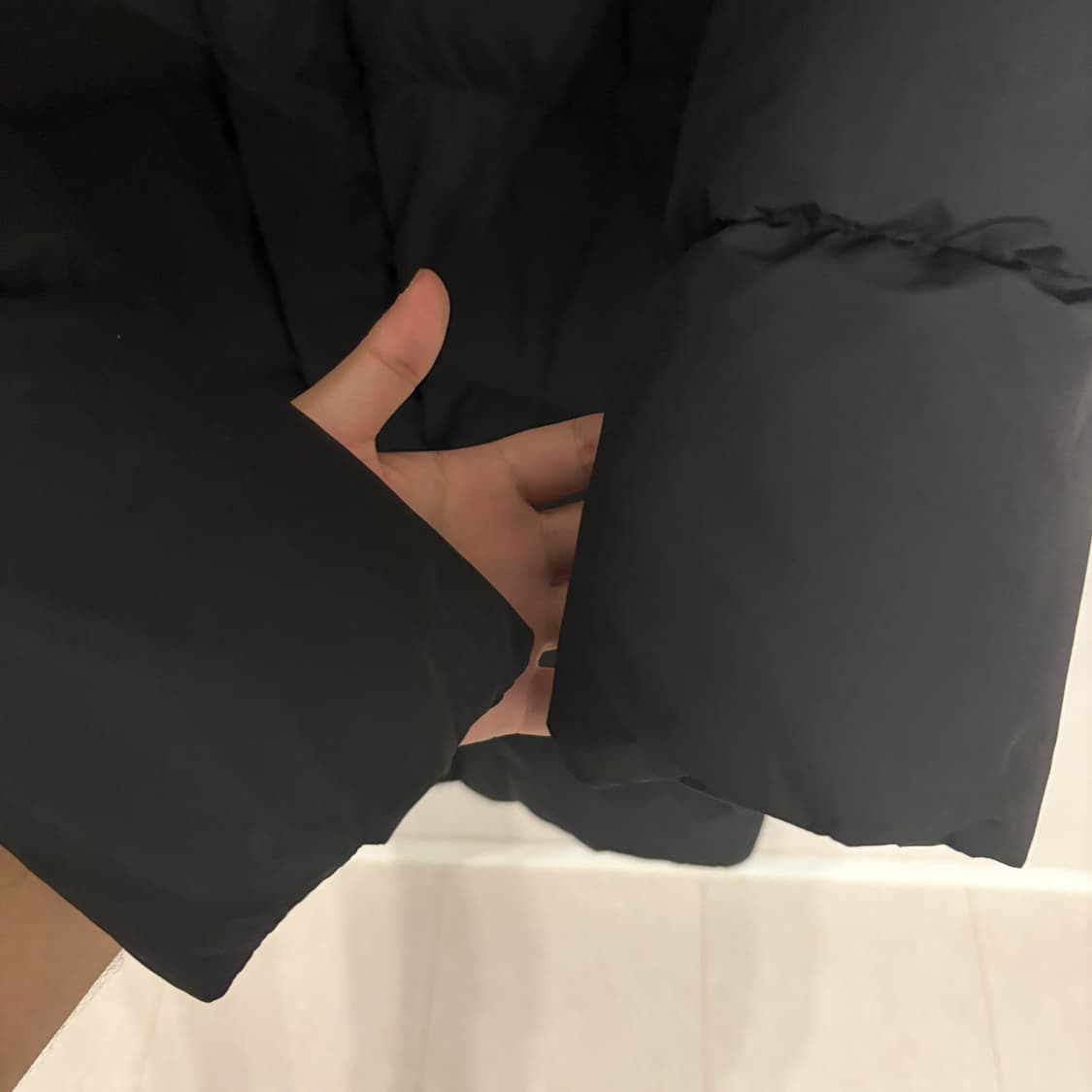 프로젝트 엠 덕다운 롱패딩 블랙 95 상품이미지4