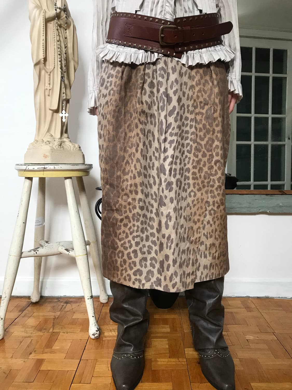 vintage pattern skirt (26inch) 상품이미지2