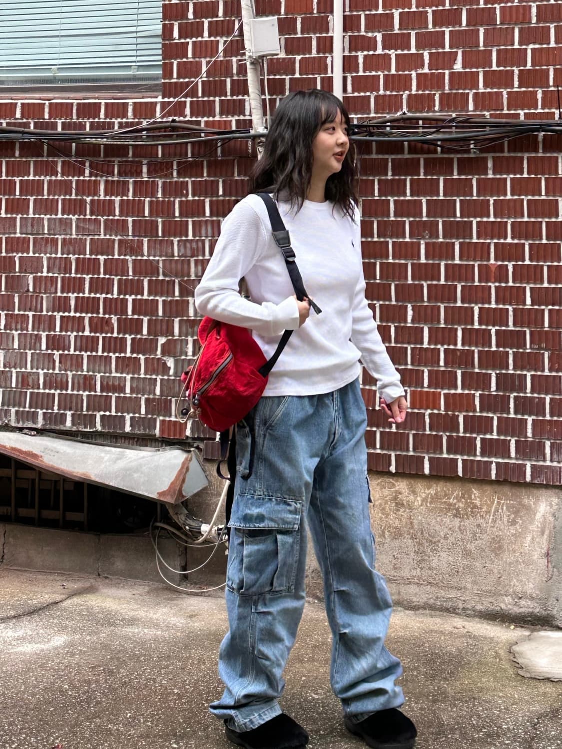 폴로 스포츠 바막 폴로 외플티 폴로 카고 데님팬츠 코디세트 상품이미지6