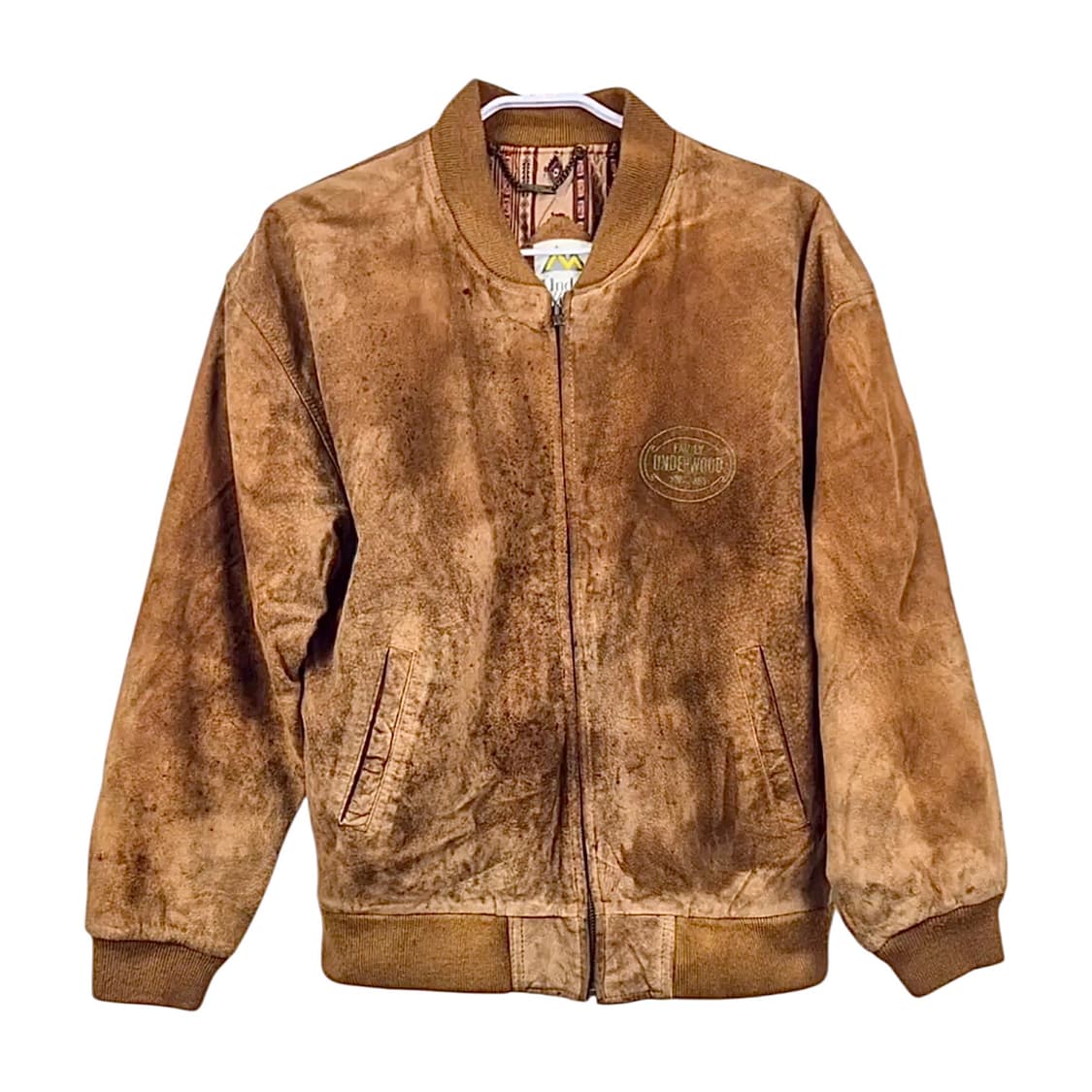 빈티지 스웨이드 봄버 자켓 상품이미지1