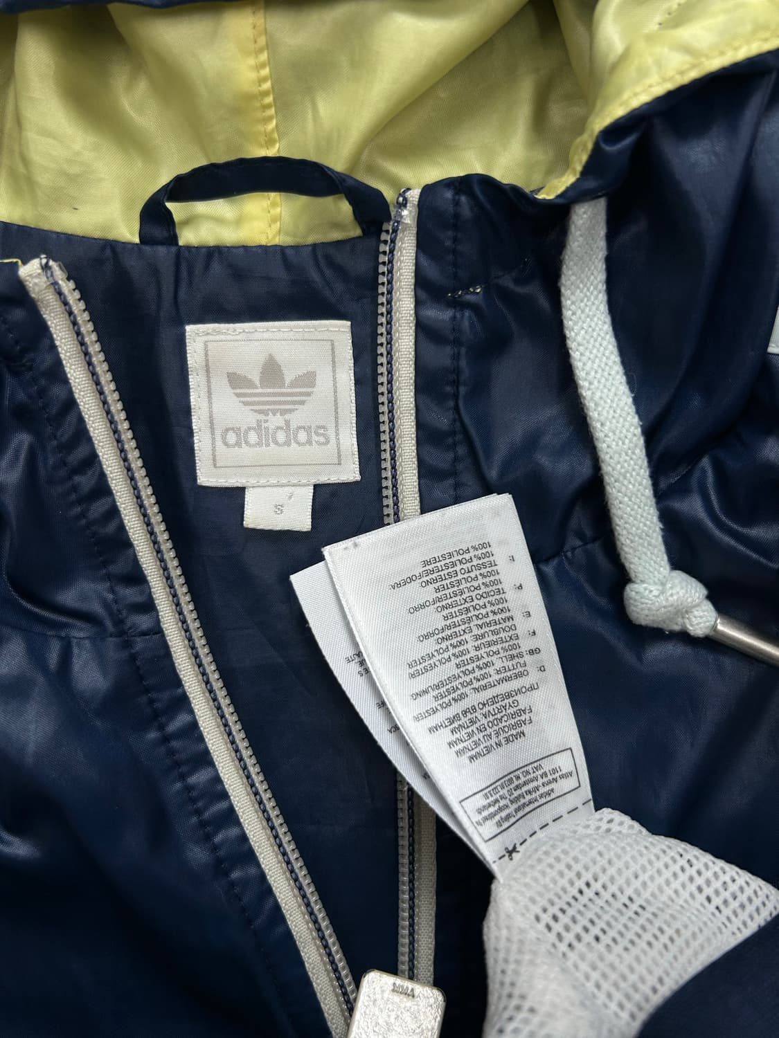 아디다스 컬러 블록 바람막이 S 상품이미지5