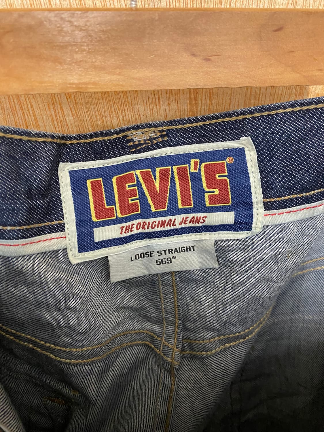 00's LEVI'S 569 denim pants 리바이스 와이드 데님 상품이미지7