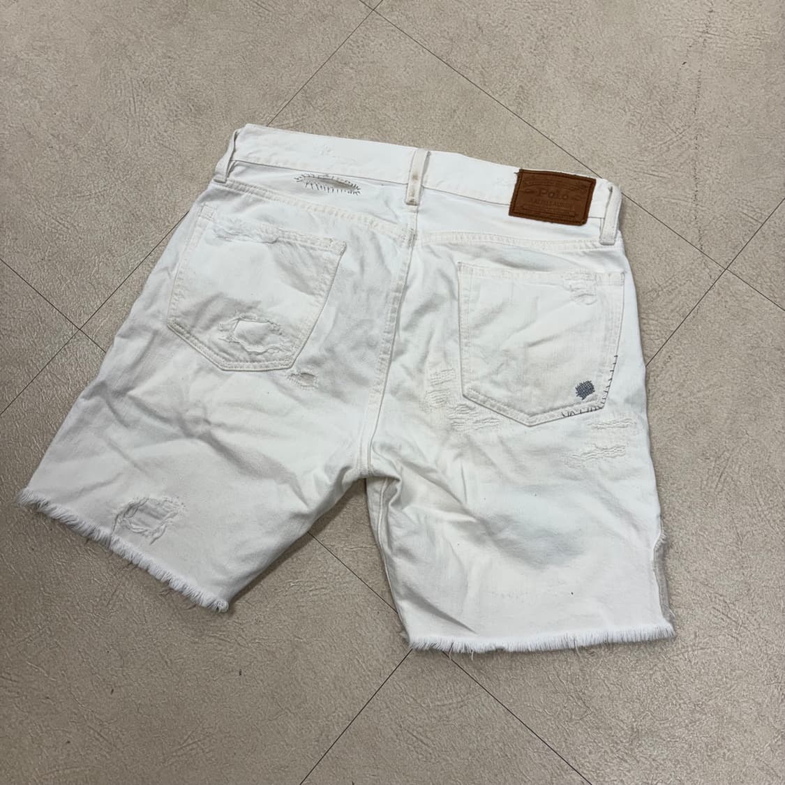 폴로 랄프로렌 패치워크 커팅 반바지 상품이미지4