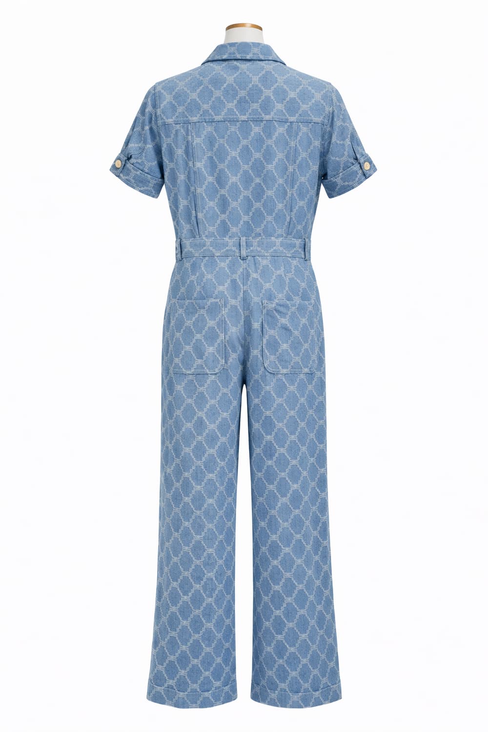 SANDRO 산드로 점프수트 블루 패턴 36 여성 데님  상품이미지8