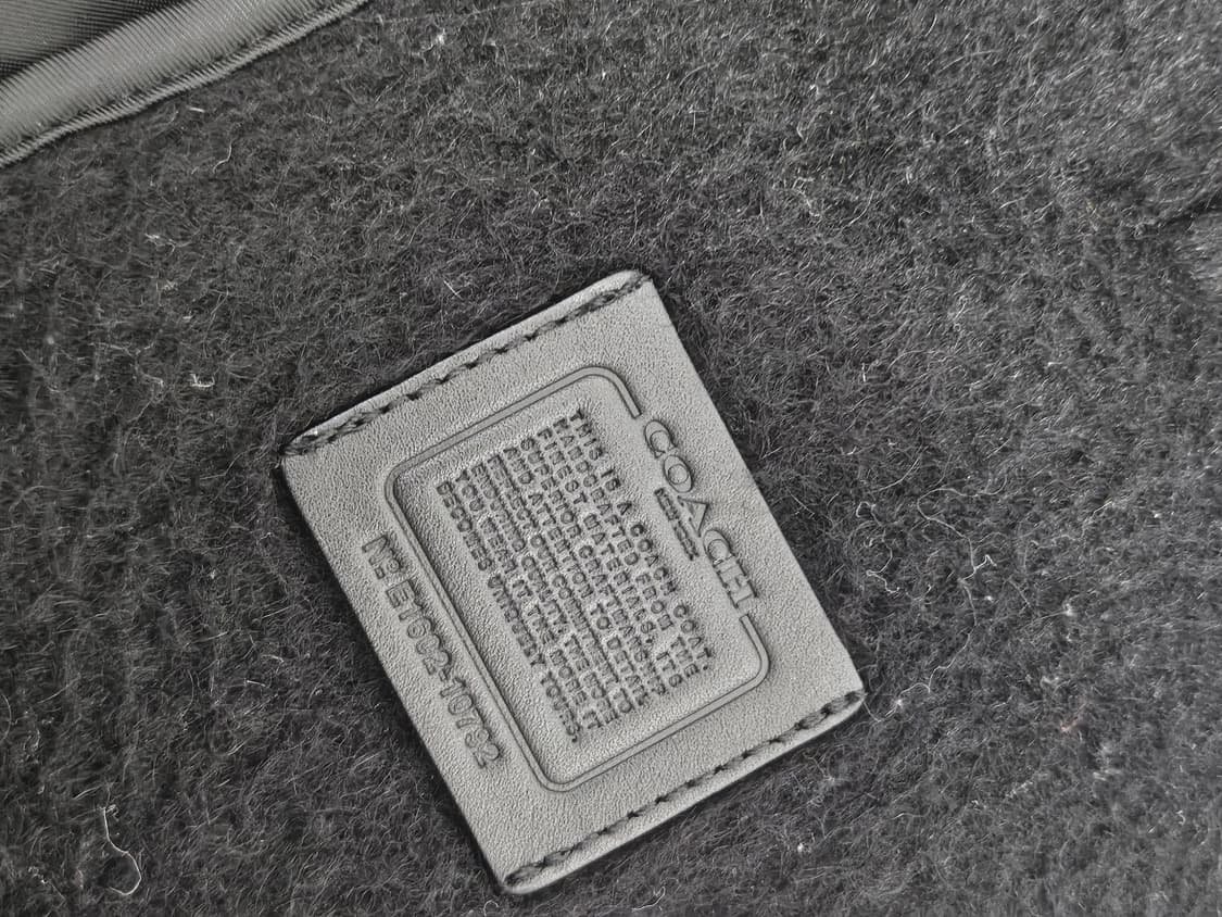 코치 트리플 히든 코트 블랙 M 상품이미지6