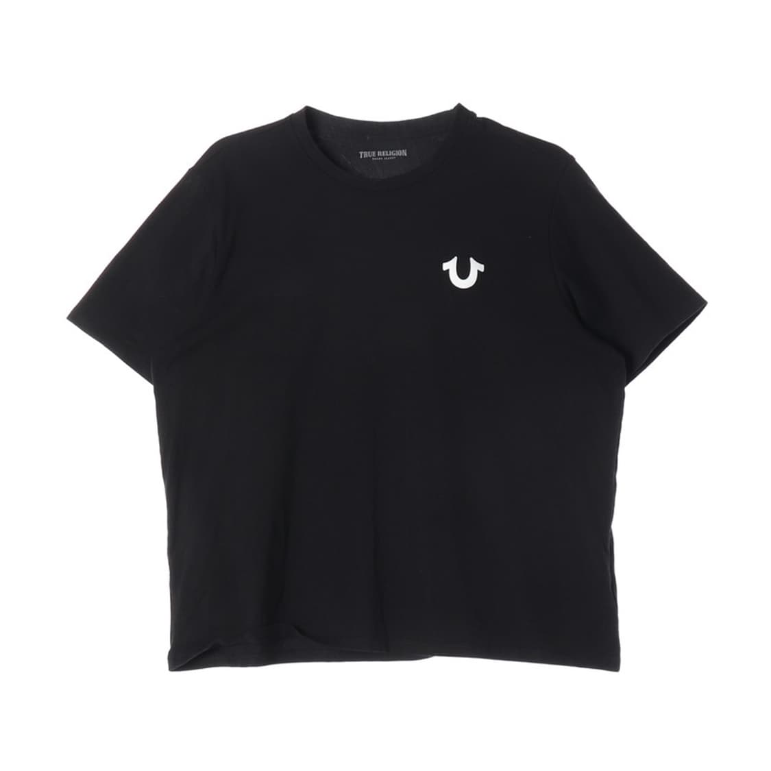 트루릴리전 블랙 홀스슈 백로고 반팔티 XL 상품이미지1