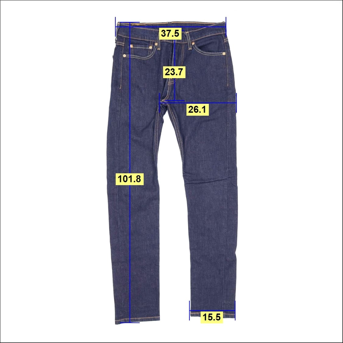 W28L32 리바이스 510 데님팬츠 0121H2 상품이미지8