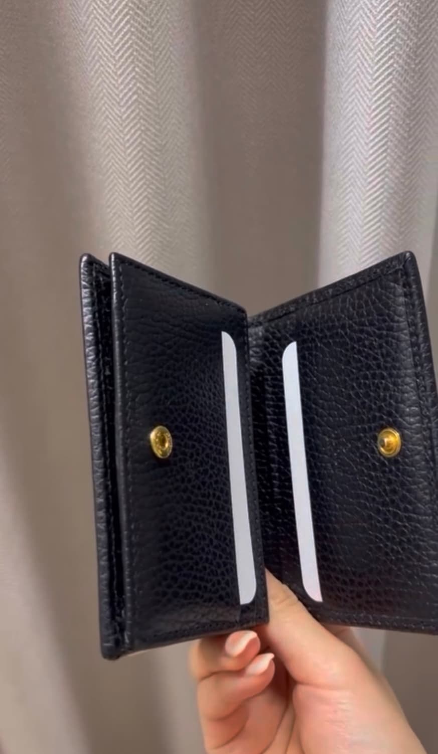 구찌gg마몽 반지갑 블랙(옷교신 가능) 상품이미지5