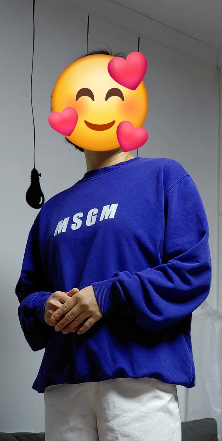 무료배송 [남여공용/S] MSGM 로고 맨투맨 스웻셔츠 상품이미지2