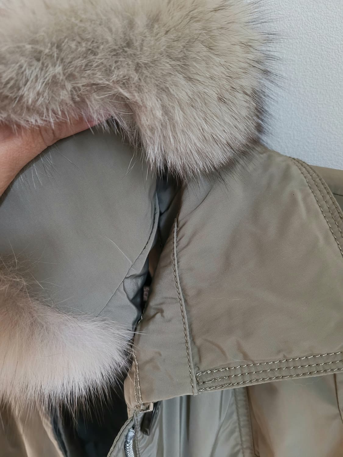 페트레이 리얼퍼 미디 덕다운 패딩 40 (S) 상품이미지6