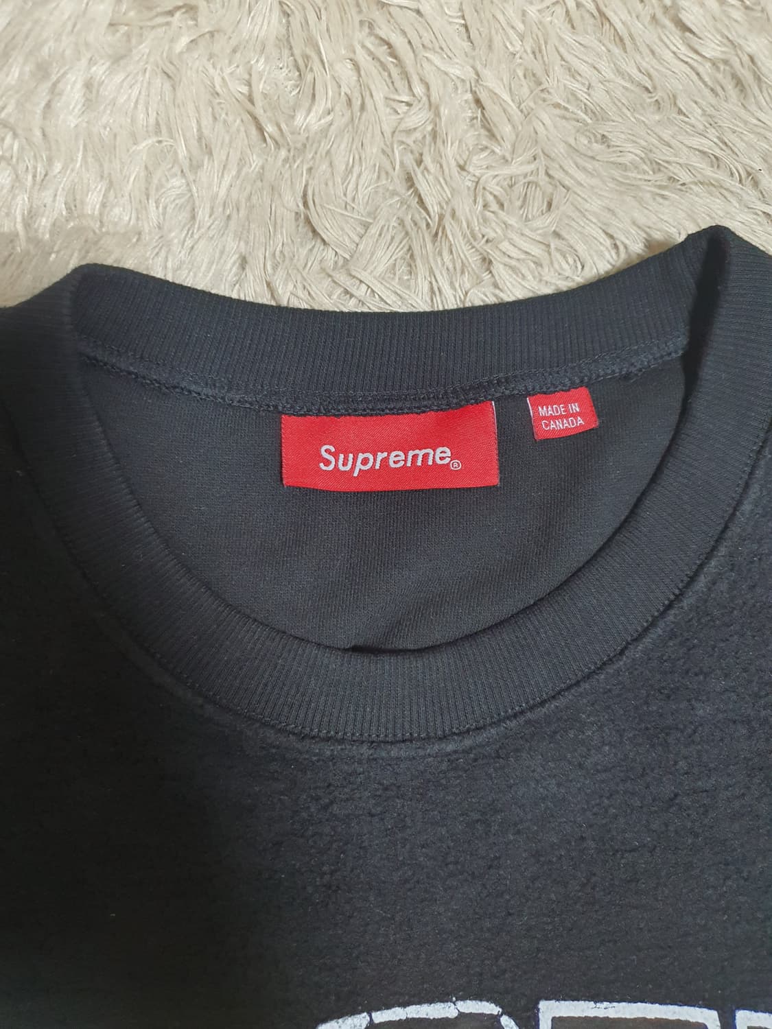 슈프림 크루넥  상태 굿 사이즈 실측 105 상품이미지2