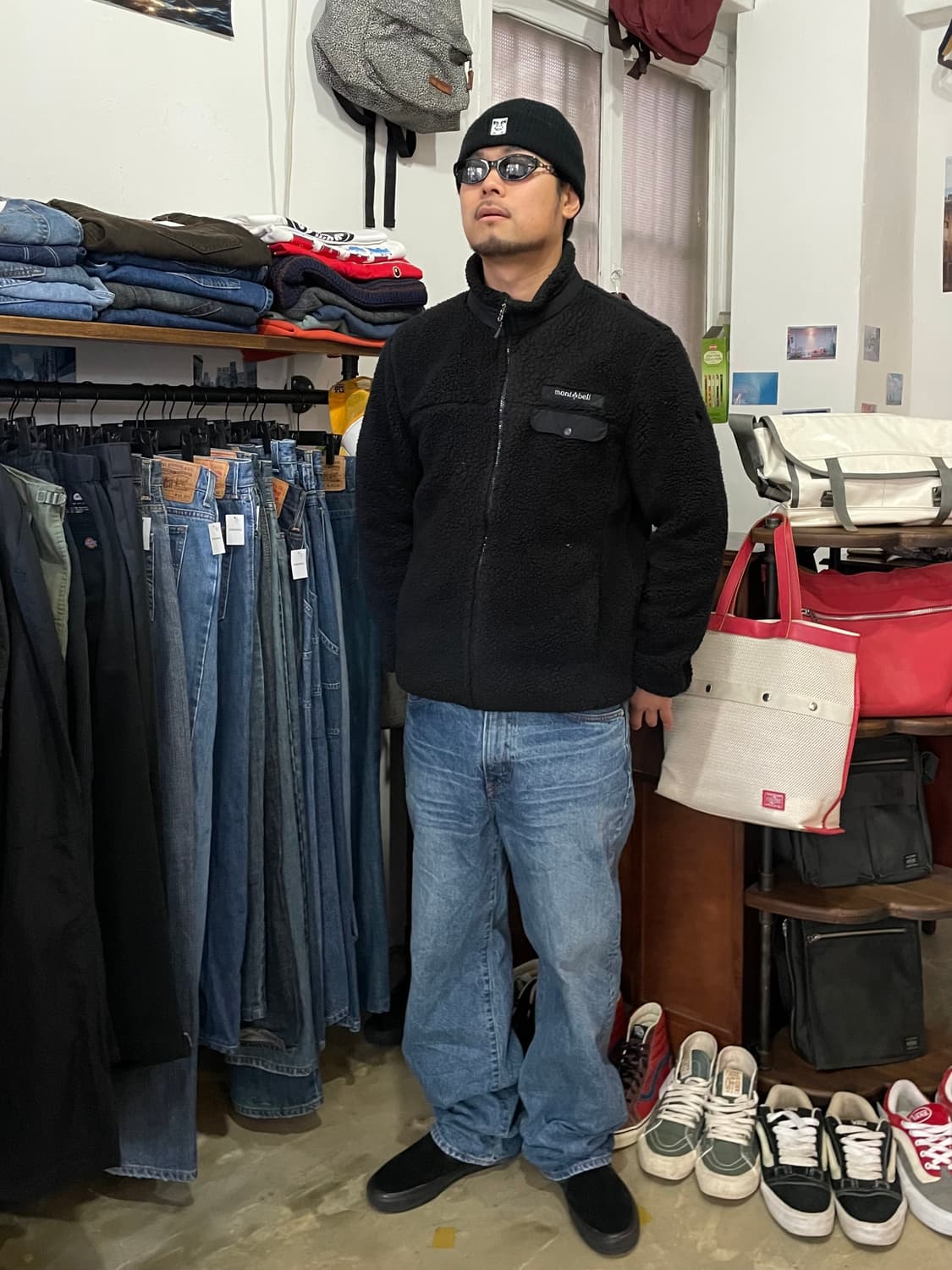 몽벨 플리스 블랙 L 상품이미지2