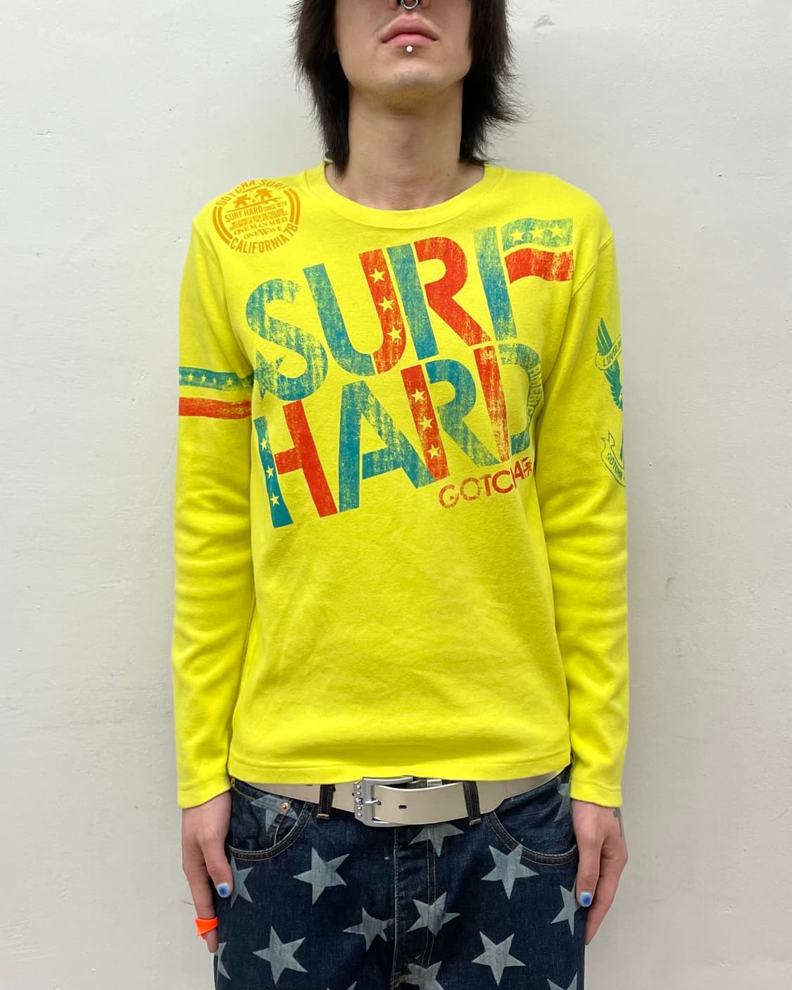 Surfhard retro yellow long-sleeve  상품이미지1