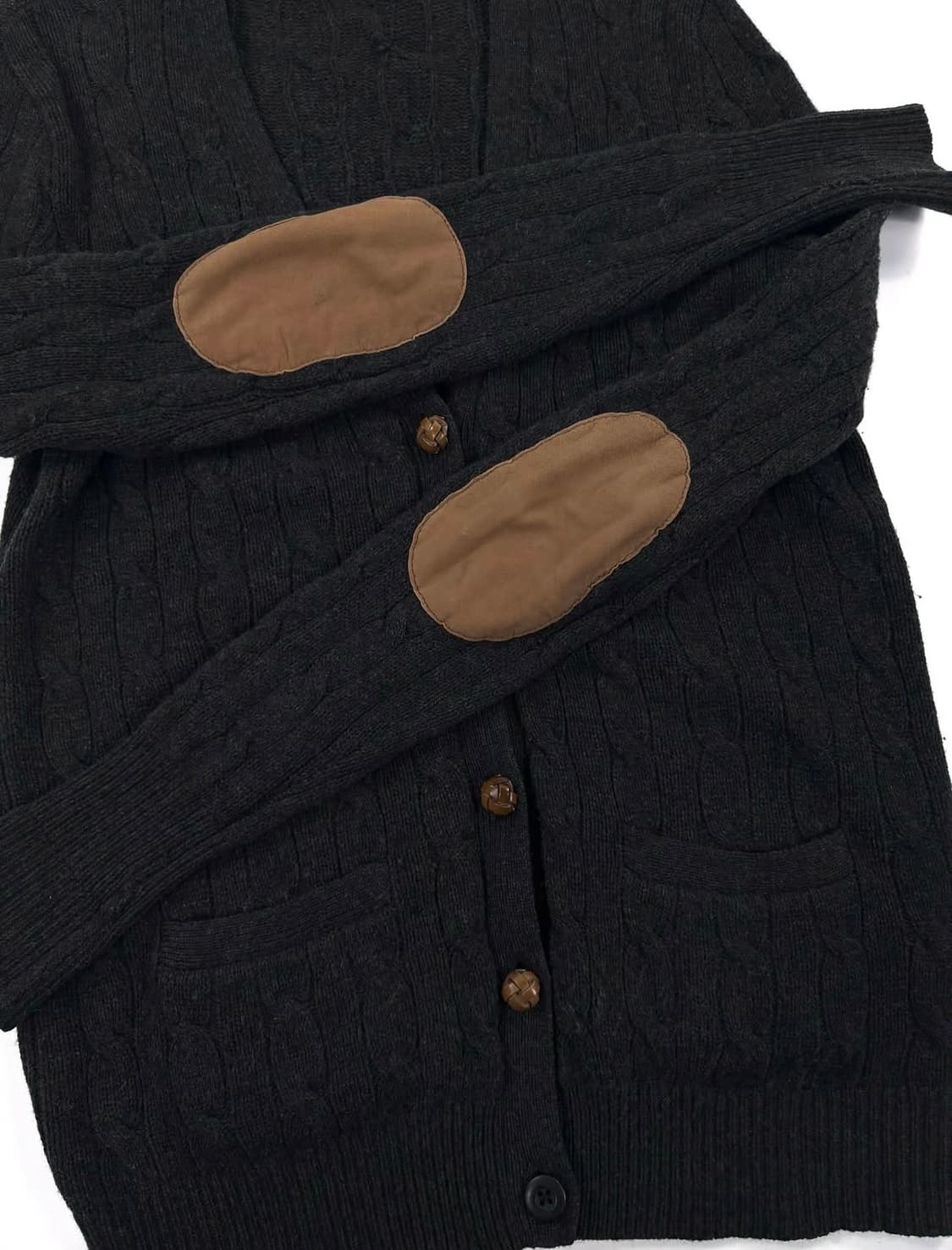 폴로 랄프로렌 울 캐시미어 꽈배기 니트 가디건   상품이미지2