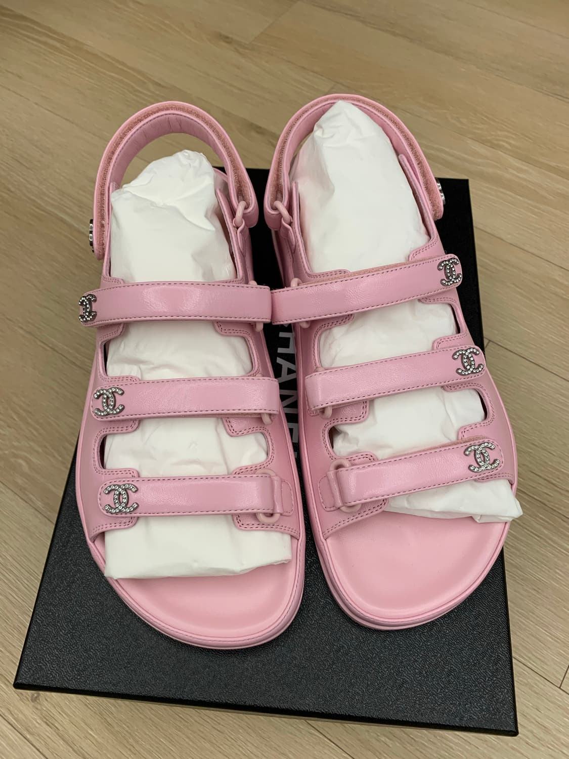 샤넬 크루즈컬렉션 샌들 핑크 37(240) 새상품 상품이미지4