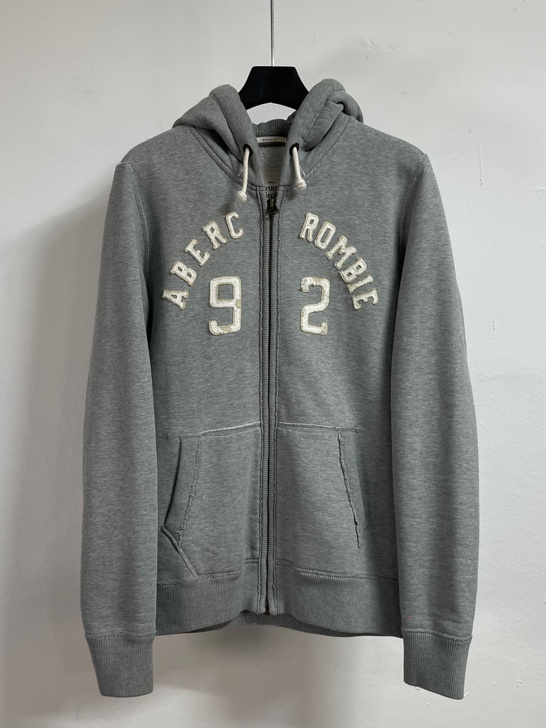 아베크롬비 빈티지 그레이 후드집업 (on.133)    상품이미지1