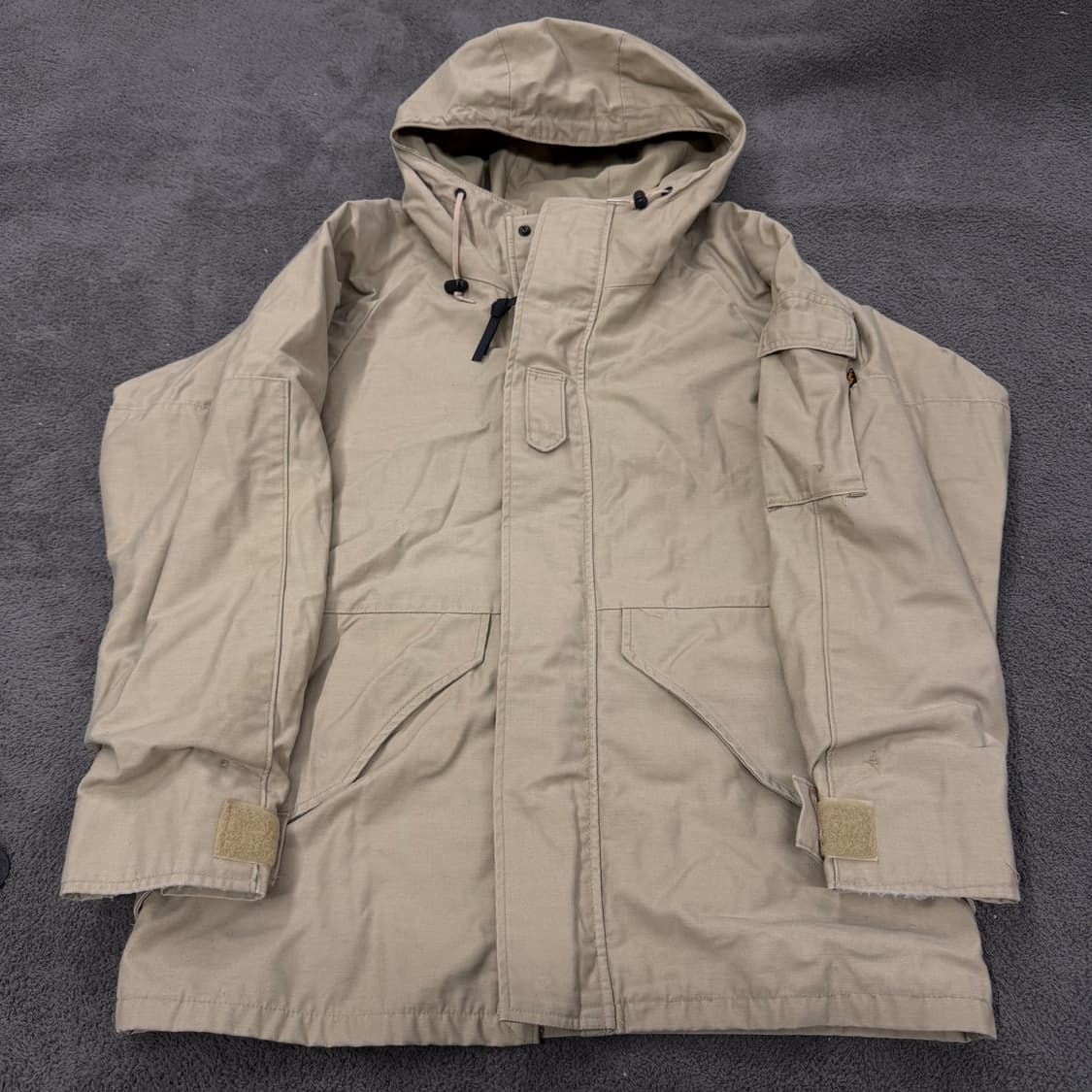 [정품/M] 90s 레어 알파인더스트리 빈티지 사막 밀리터리 자켓 상품이미지2