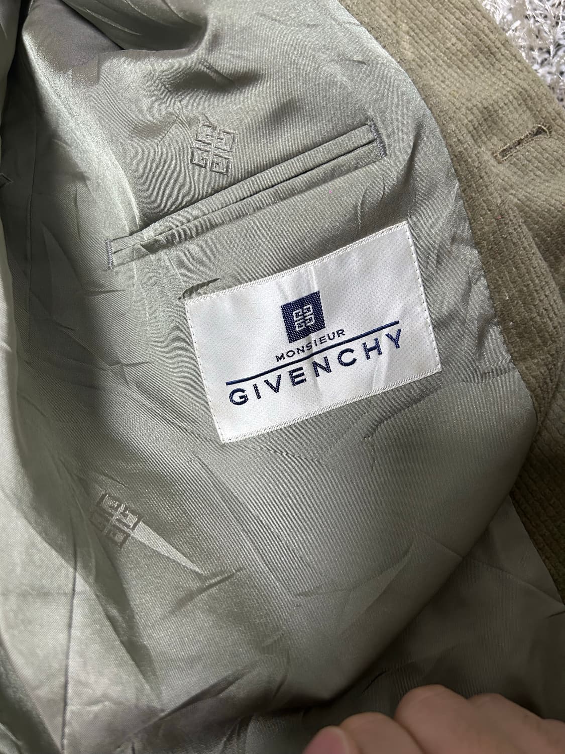 지방시 코듀로이 블레이저 105~110 상품이미지3