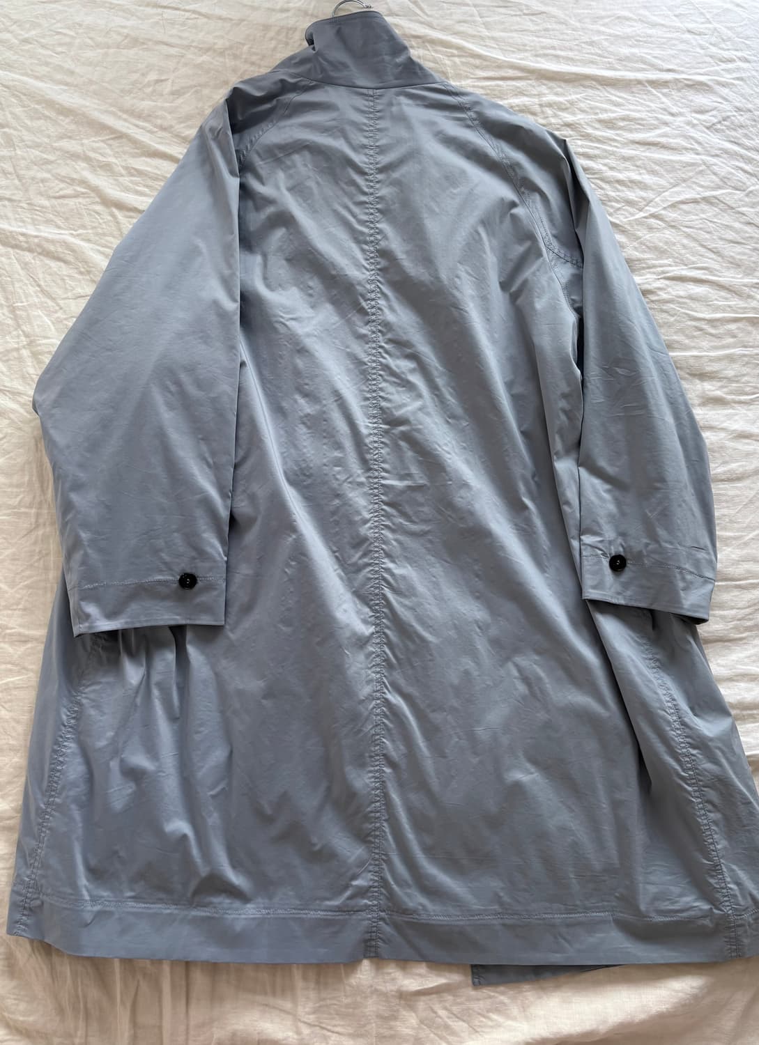 로우클래식 하이넥 트렌치 코트 Blue 상품이미지3