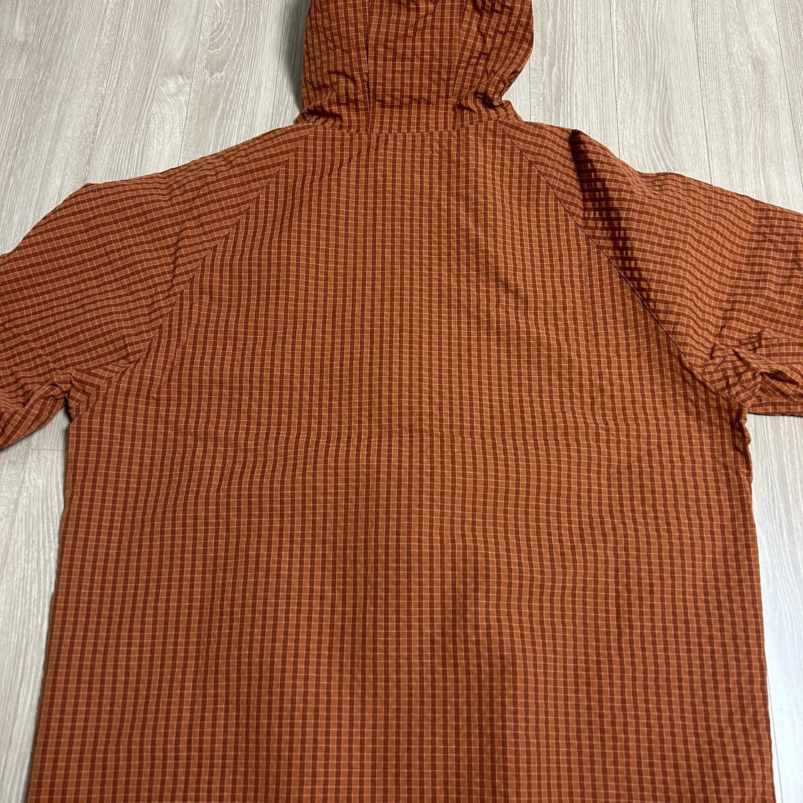 [XL] 그라미치 체크 패턴 바람막이, 노스사이드 플레이드 후디드 자켓 상품이미지4