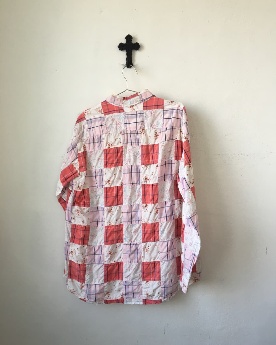 Patch work pattern shirt 상품이미지3