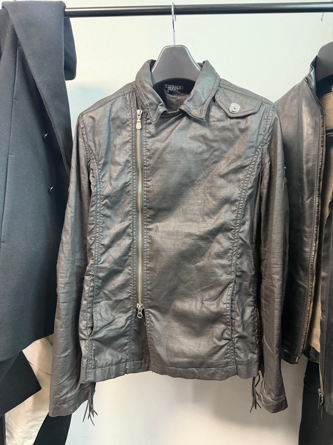 토네이도 마트 코팅 라이더 자켓 L 상품이미지1