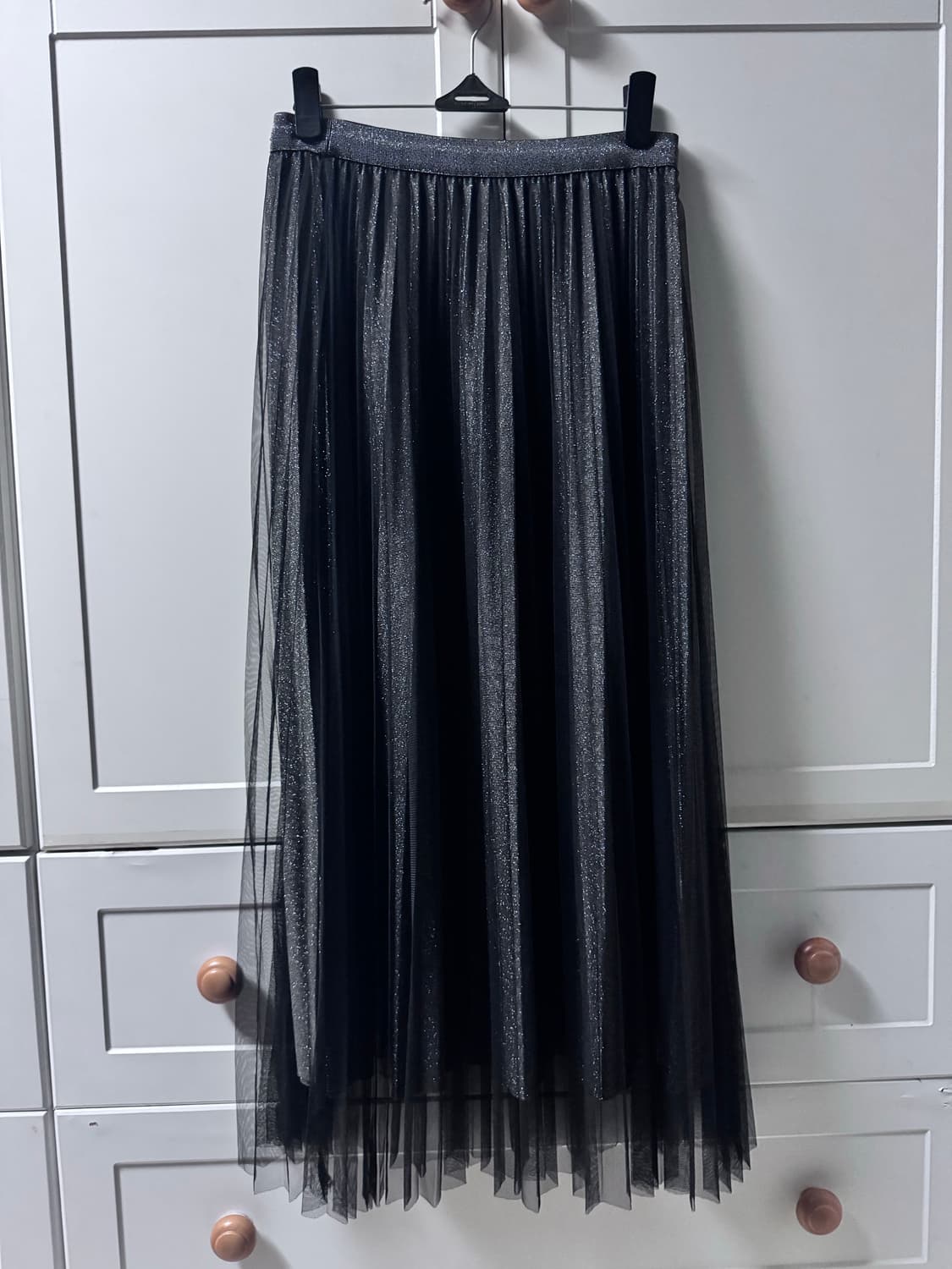 트윙클 플리츠 샤 스커트 상품이미지1