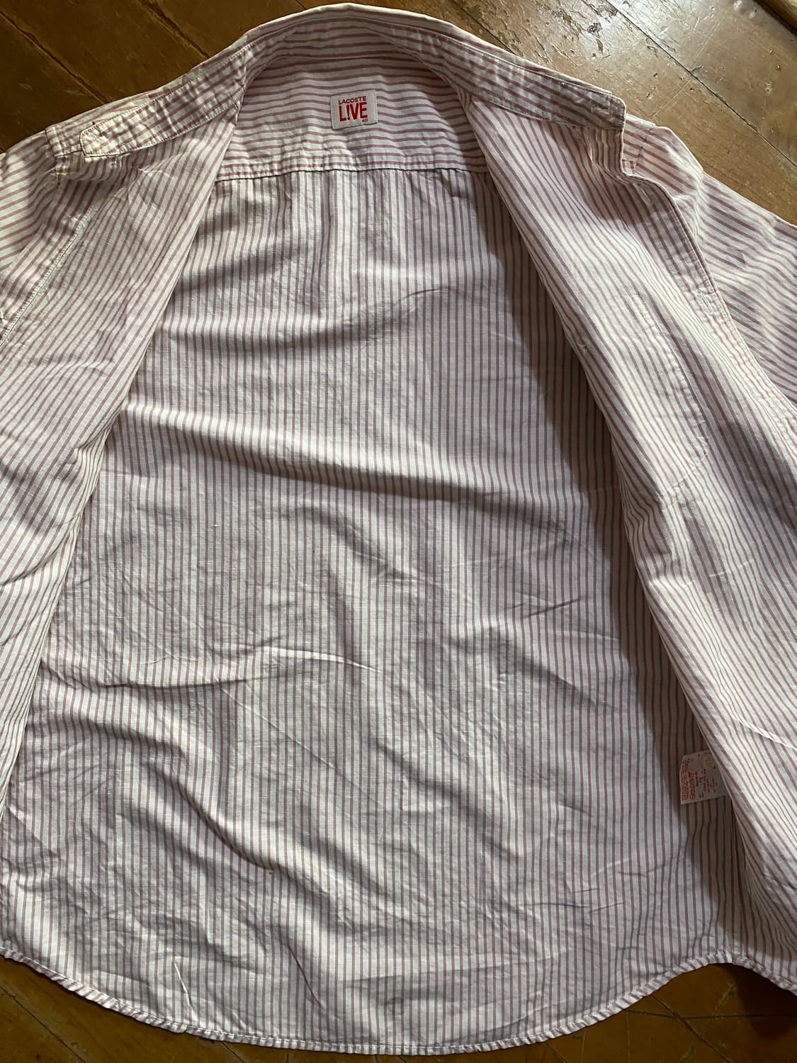 라코스테 LIVE 스트라이프 셔츠 40 (100) 상품이미지4