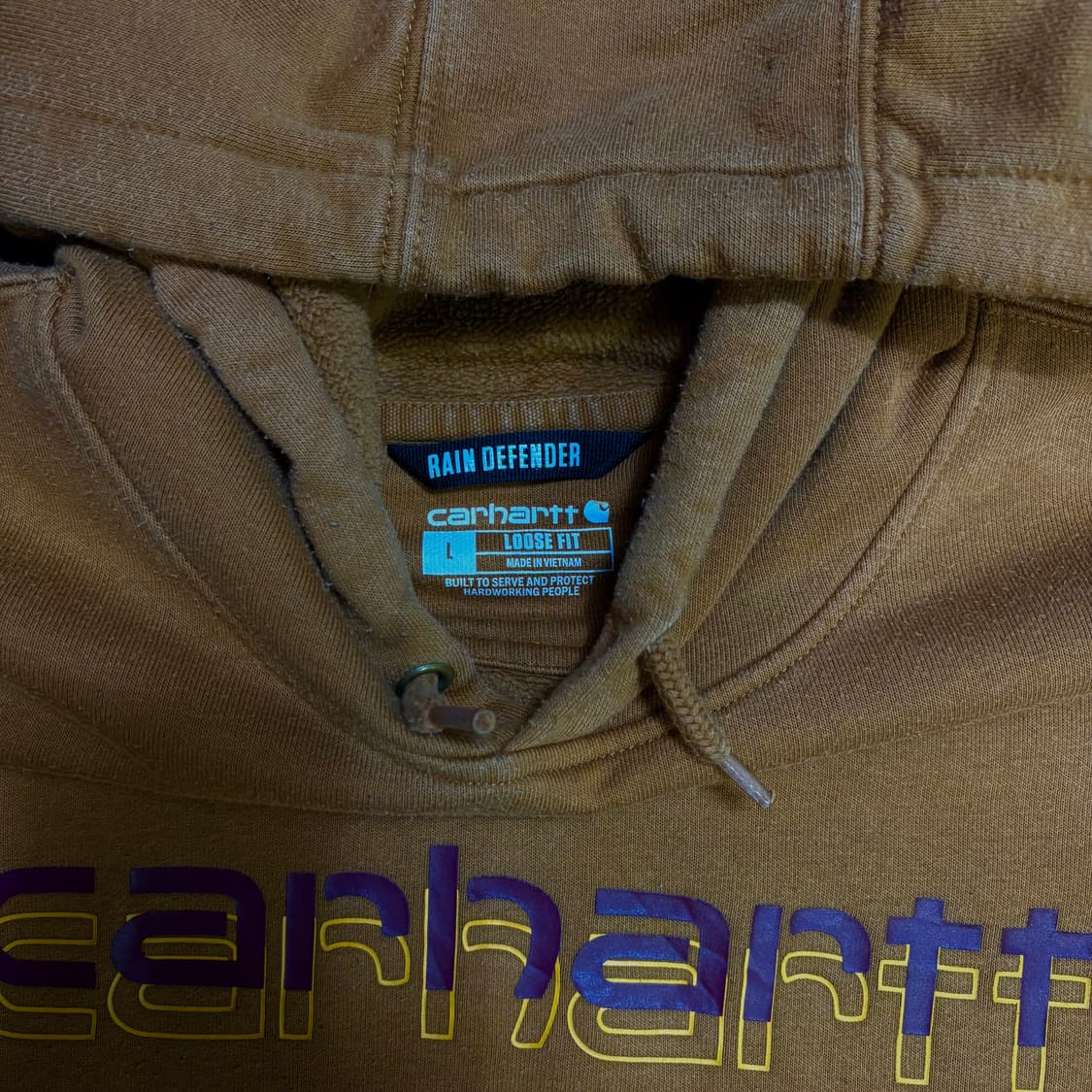 칼하트 데저트 된장 오버핏 후드티 L 상품이미지5
