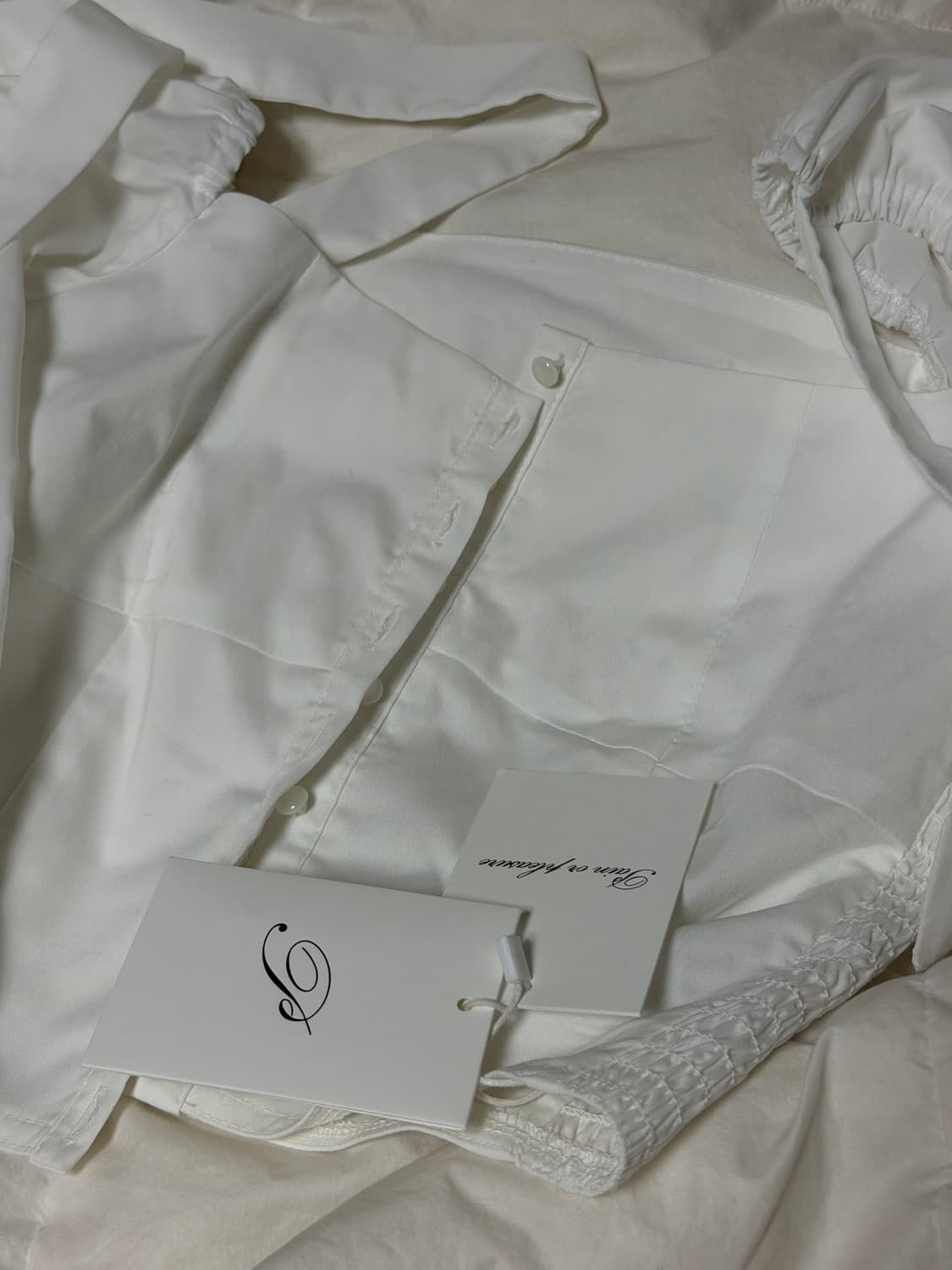페인오어플레져 블라우스 BIANCA SQUARE NECK BLOUSE 상품이미지2