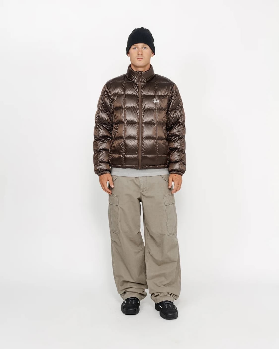 [1회착용] Stussy 스투시 미드웨이트 푸퍼 XS 상품이미지3