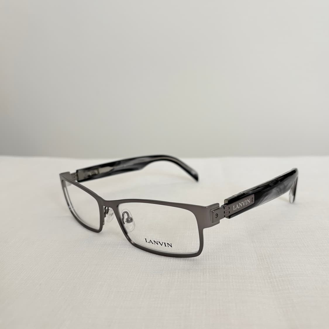 LANVIN 그레이실버 스퀘어 메탈테 상품이미지1