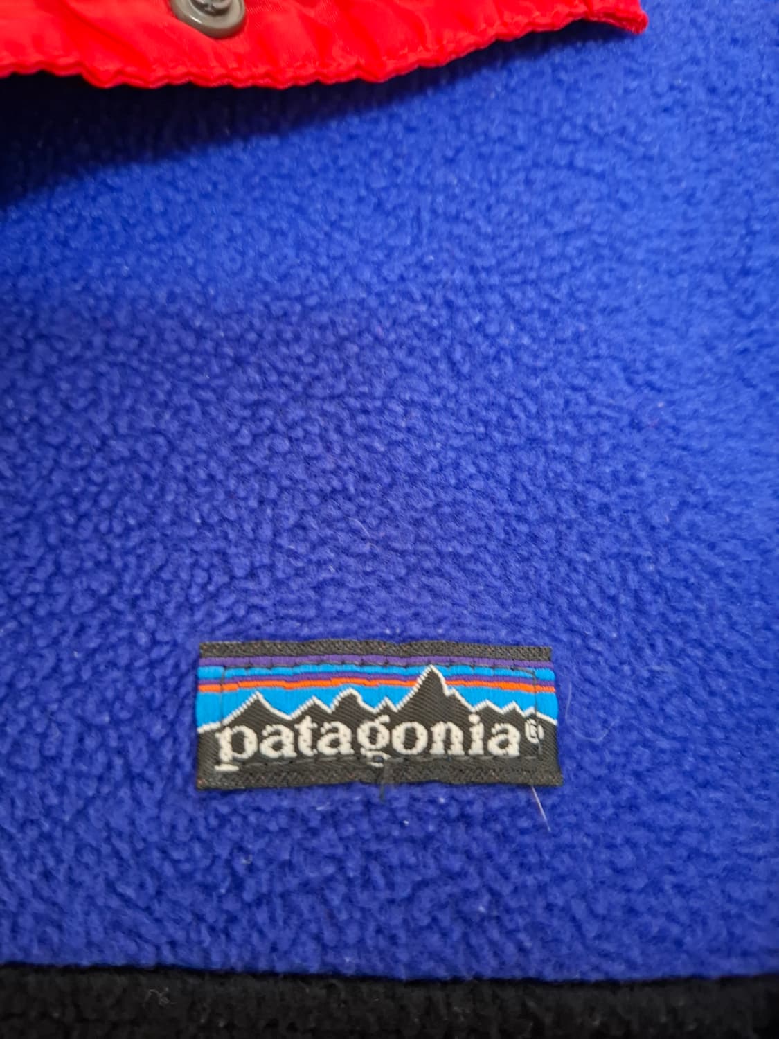 L 파타고니아 80s 신칠라 플리스 퍼플/블랙 상품이미지2