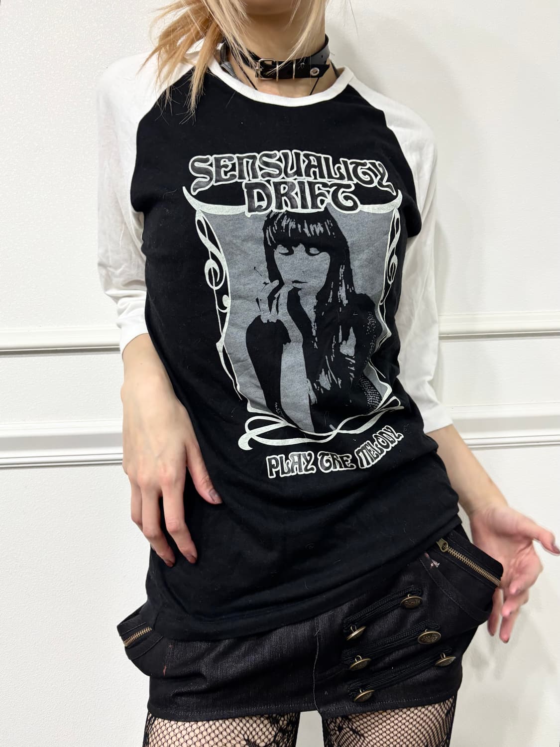 [Crazy Devil]2000s Girl Print Sleeve 상품이미지1