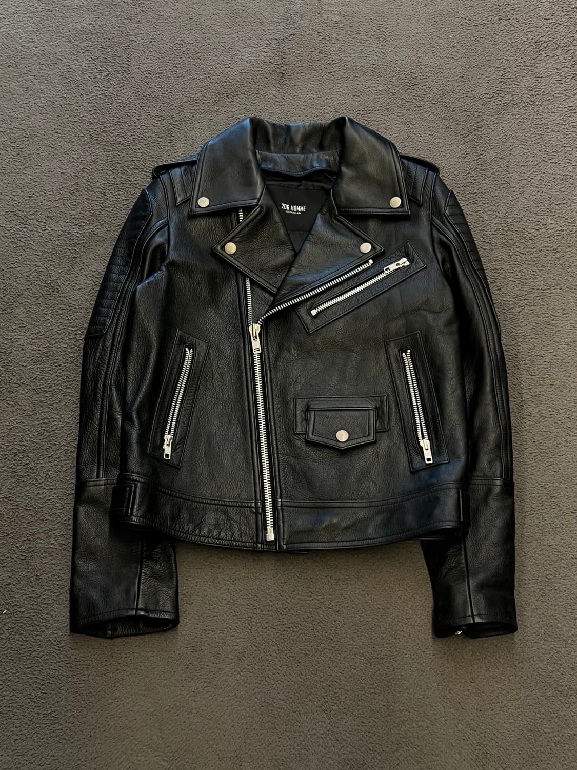 206옴므 양가죽 라이더 자켓 처분  상품이미지1