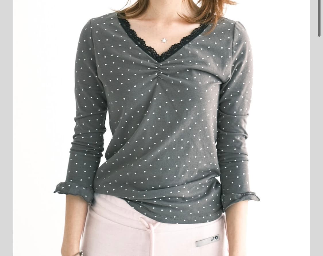 샵페어리 하트 도트 티 상품이미지1