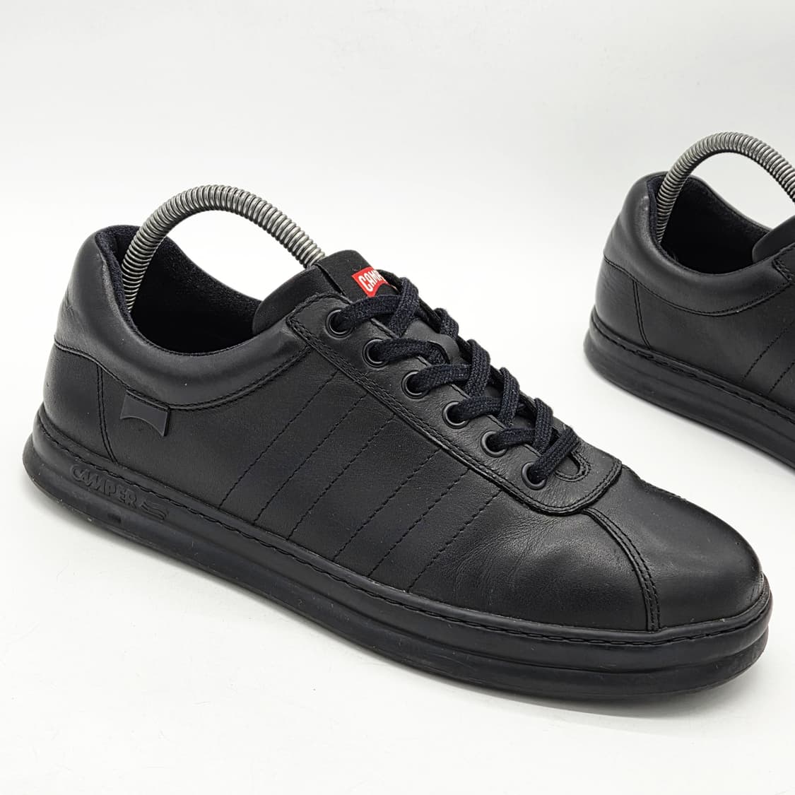 캠퍼 러너 레더 스니커즈 블랙 (41) 상품이미지4