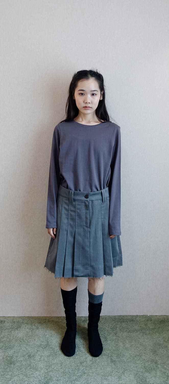 샵페어리 basic silket long t-shirt 상품이미지1