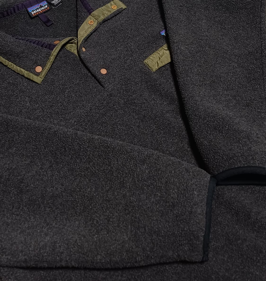🇲🇽 [XL] 파타고니아 신칠라 스냅티 올드 모델 차콜 / 올리브 상품이미지7