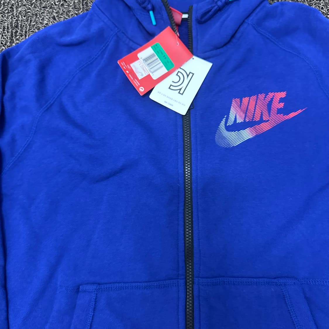 [새상품] NIKE 나이키 후드집업 블루 XL 상품이미지2