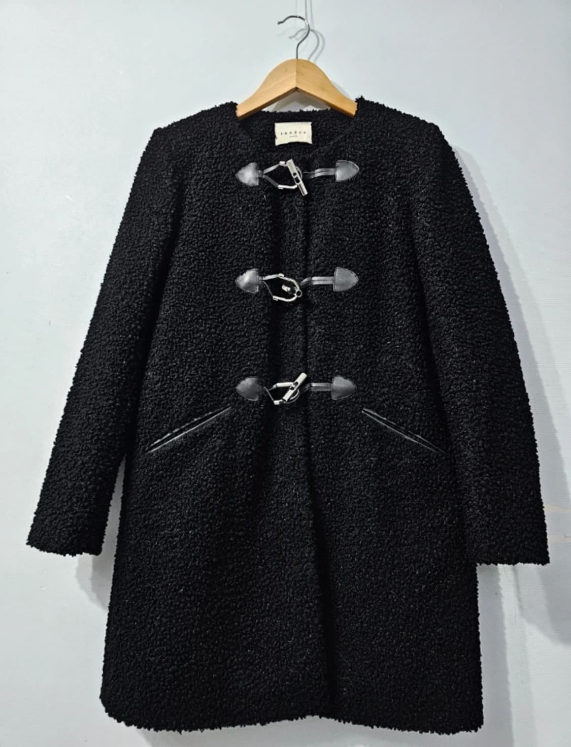 Sandro 산드로 파리 뽀글이 떡볶이 코트 ~44반 상품이미지1