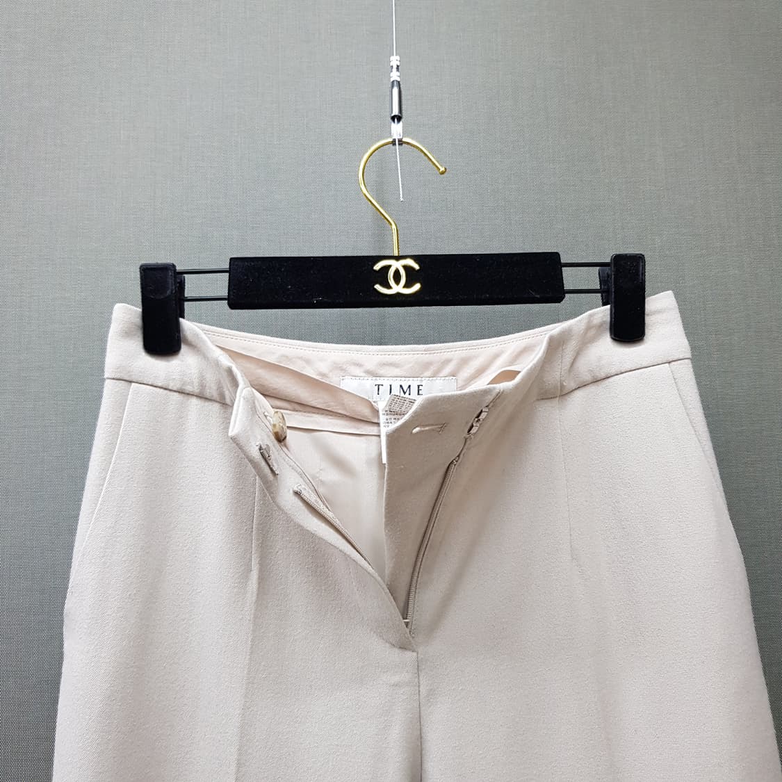 한섬 타임 2022 헴 슬릿 울 팬츠 61-90사이즈 상품이미지2