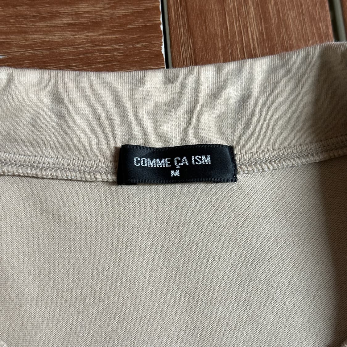 Comme ca ism vintage collar 1/2 tee 상품이미지4