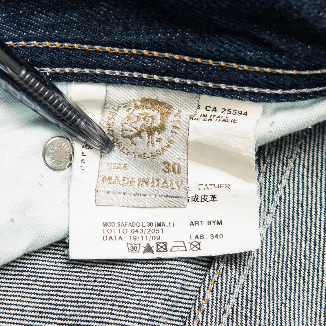 [33] 00s 디젤 이태리 메이드 SAFADO 008YM 데님팬츠 상품이미지9